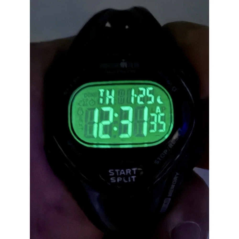 Timex Ironman Triathlon Watch Ladies Digital T5K039 50 Lap 34MM 7.5